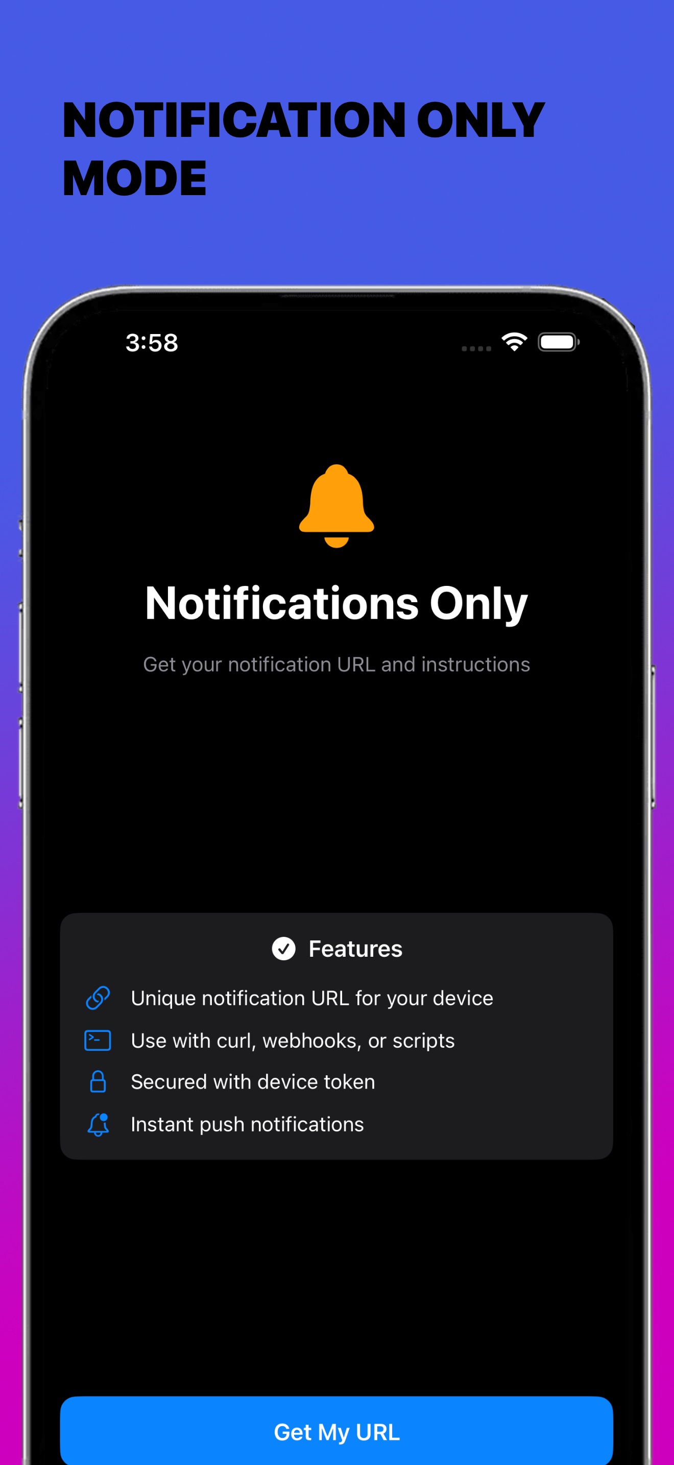 Notify! home screen widget support